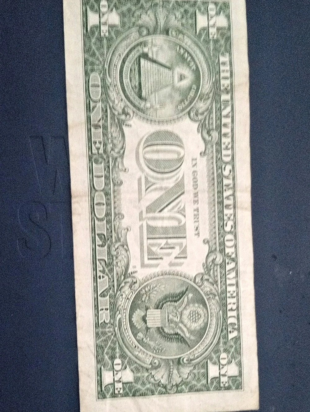 Star Note. One Dollar Bill - Picture 2 of 2